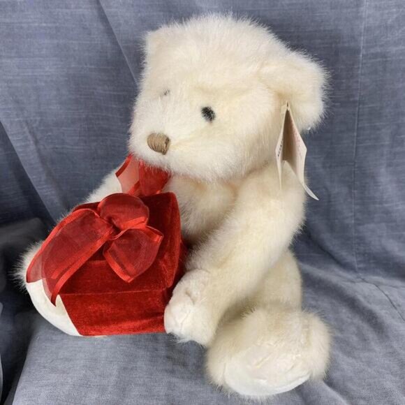 Vintage 1986 Gund Make A Wish Bear with Velvet Bo and Tags Read More - Picture 3 of 12